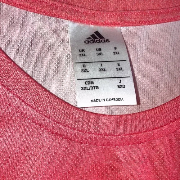 Adidas Scarlet and Black Insignia T-Shirt 100%
Polyester Men 3XL - Picture 3 of 3